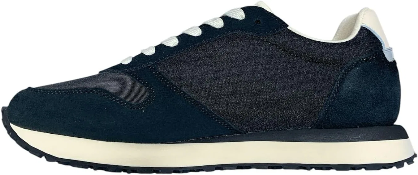 Кроссовки Napapijri Nova Trainers, Black / Orange — фото 2