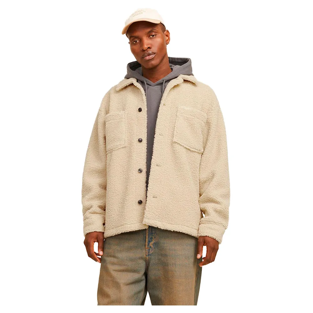 

Верхняя рубашка Jack & Jones Newton Teddy, бежевый