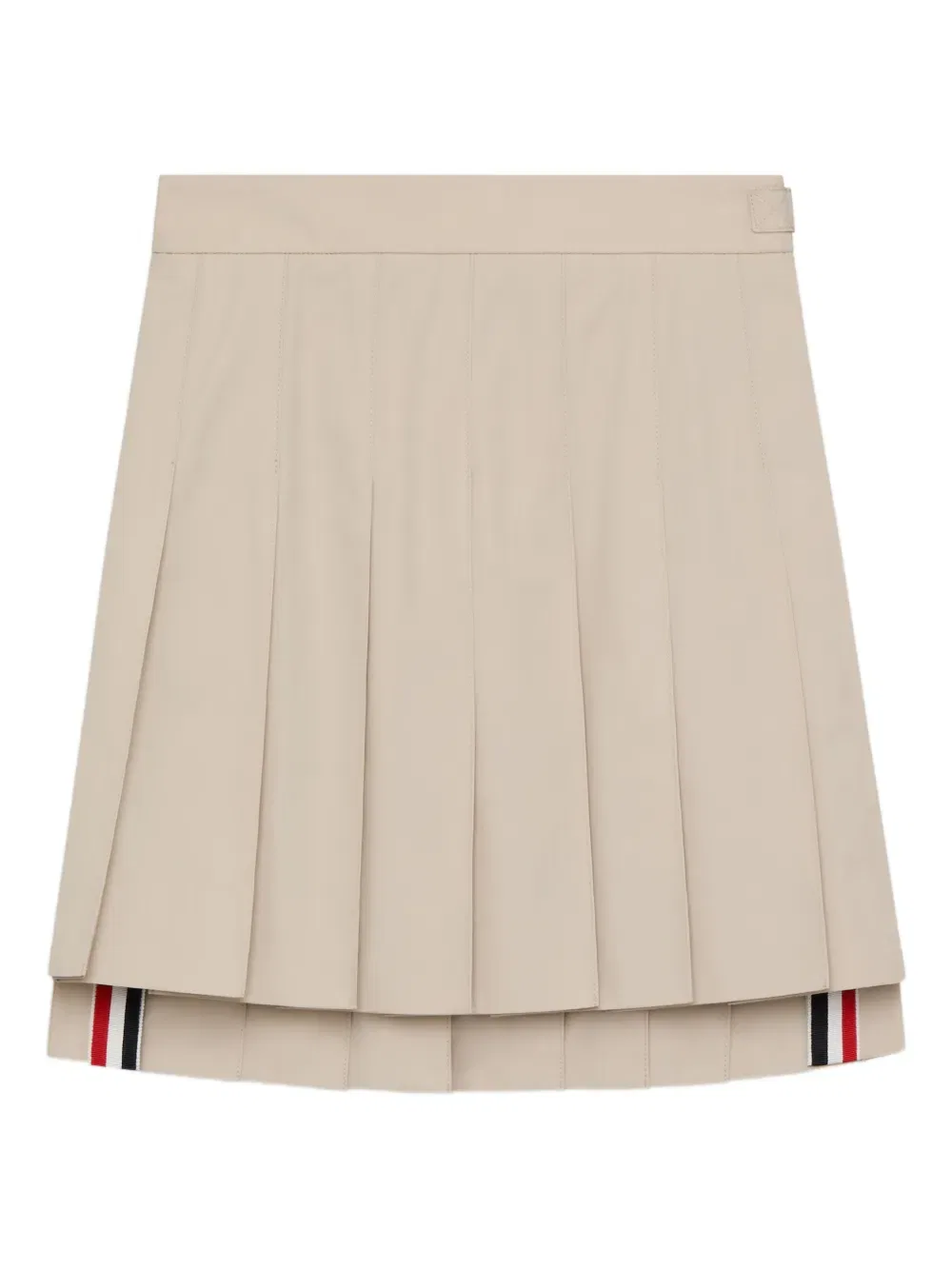 Плиссированная юбка Thom Browne Kids, нейтральный