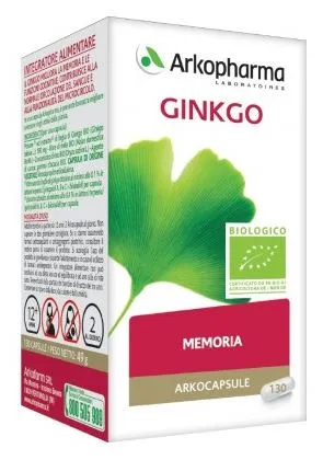 

Arkopharma Ginkgo Bio 130 капсул памяти