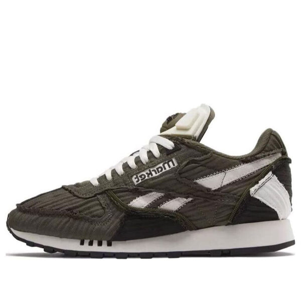 

Кроссовки market x classic leather pump 'army green' Reebok, зеленый