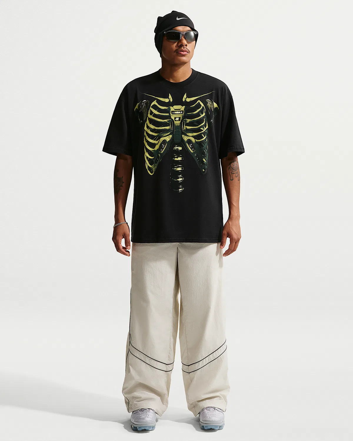 Мужская футболка Max90 Nike Sportswear, Black/Volt — фото 4