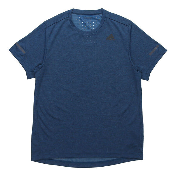 

Футболка climachill short sleeve blue Adidas, синий