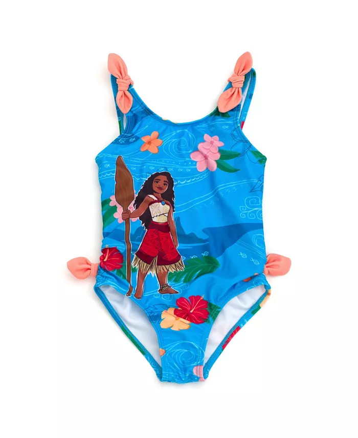 

Купальник цельный для девочек Disney UPF 50+ Moana, синий