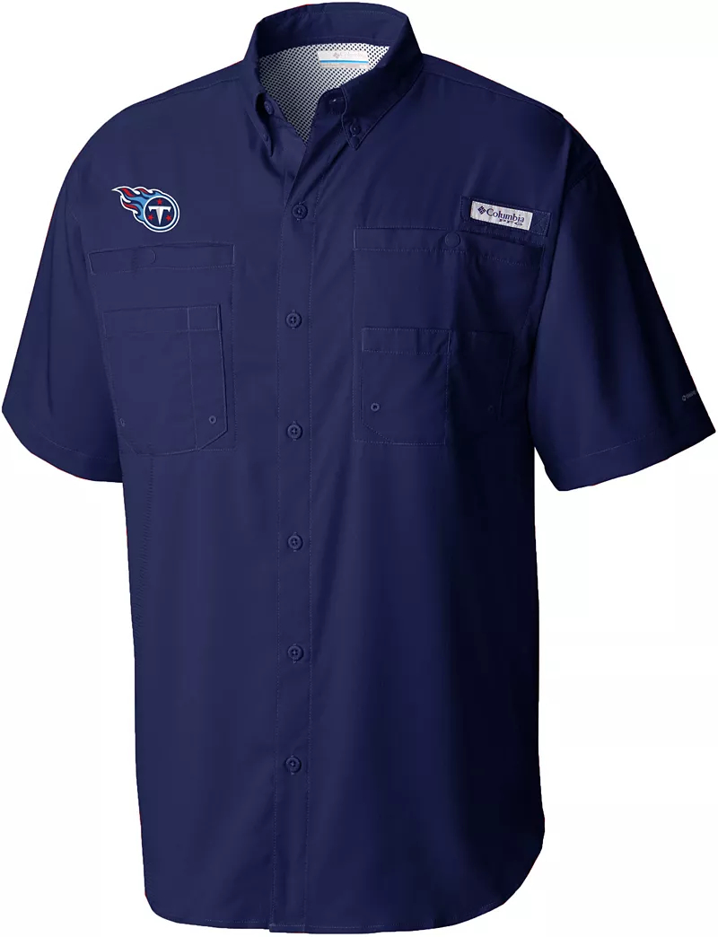 

Мужская темно-синяя футболка Columbia Tennessee Titans Tamiami