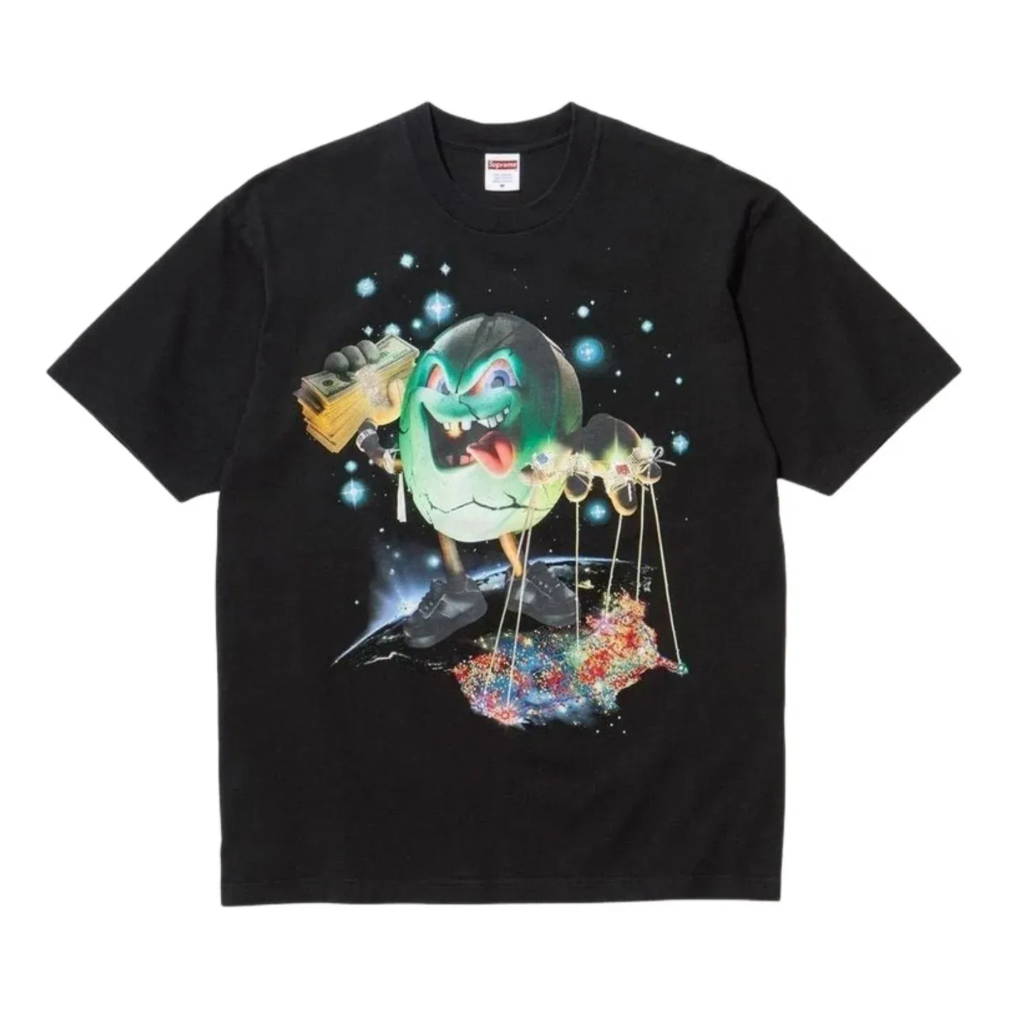 Футболка Supreme x SALEM SS26 S/S, цвет «черный» SUP-SS26-271-BLK