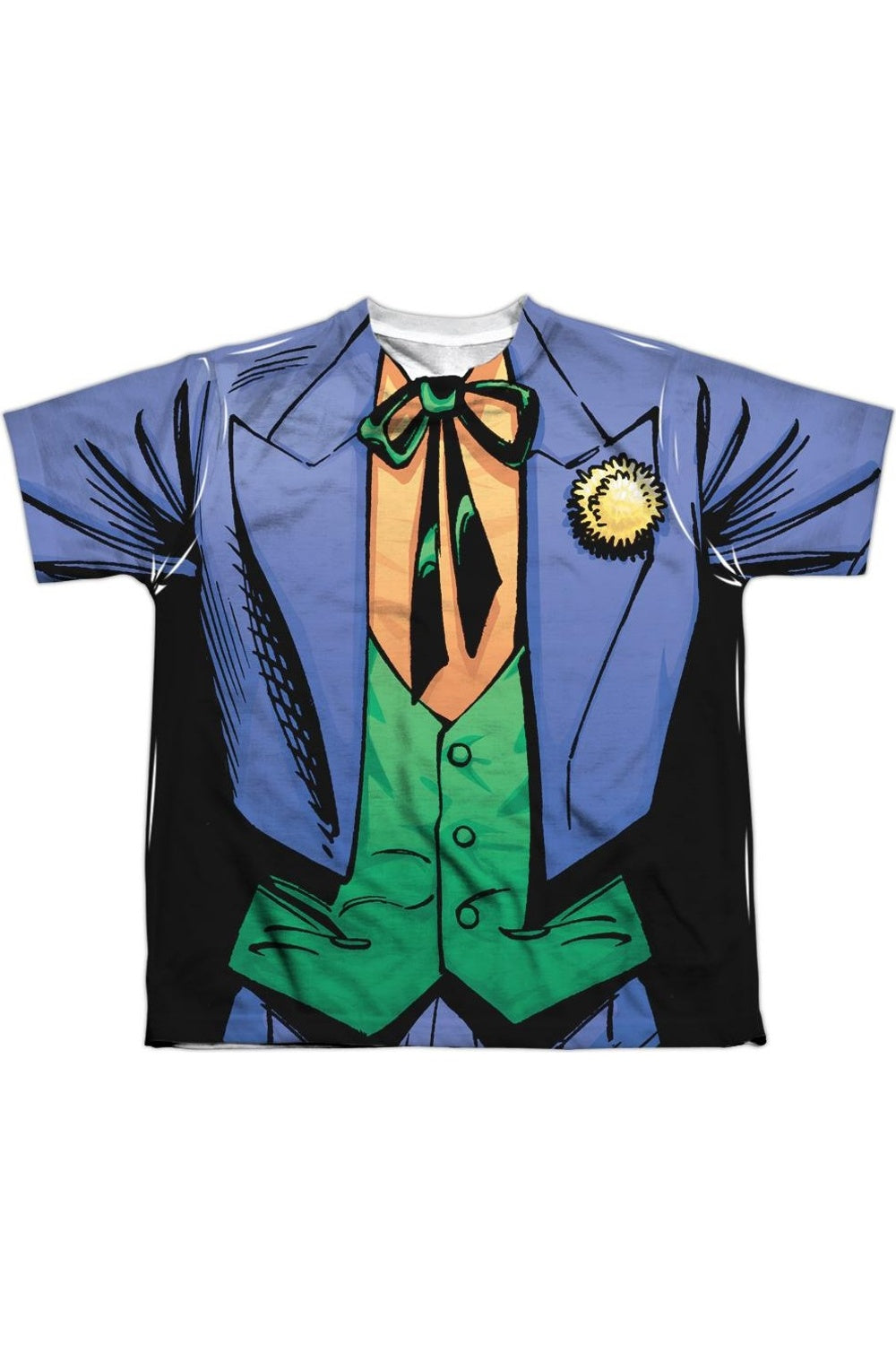 

Футболка с коротким рукавом для детей с принтом Бэтмена и Джокера Gildan, белый