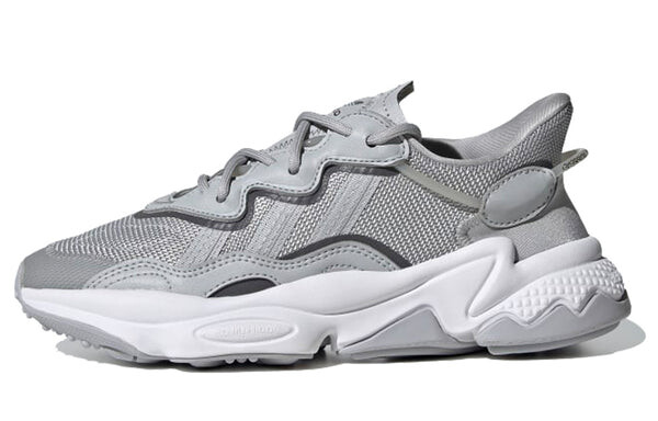 Кроссовки ozweego j Adidas, серый — фото 2