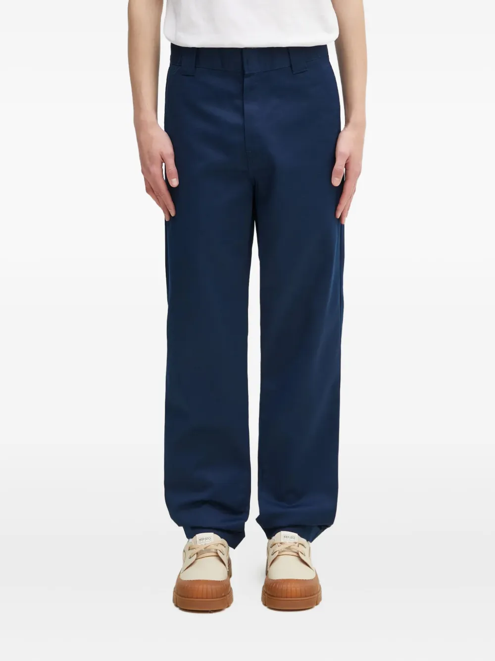

Брюки с нашивкой-логотипом CARHARTT WIP, синий