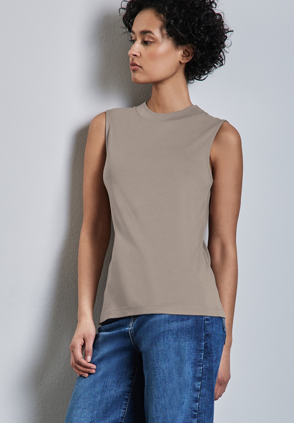 

Топ MIT TURTLENECK Street One, бежевый