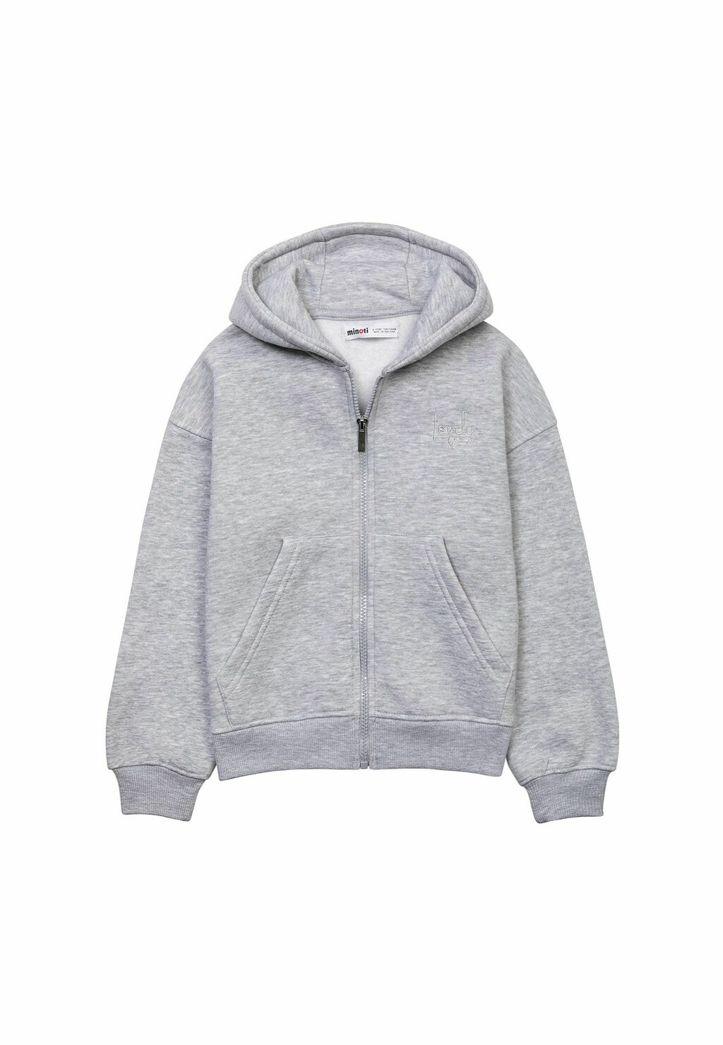 

Толстовка на молнии Lovely MINOTI, цвет grey