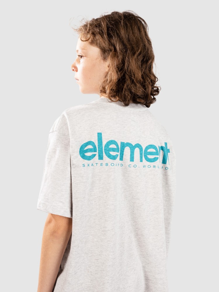 Футболка Element Lowcase Bp Kids T-Shirt, mid grey heather — фото 4