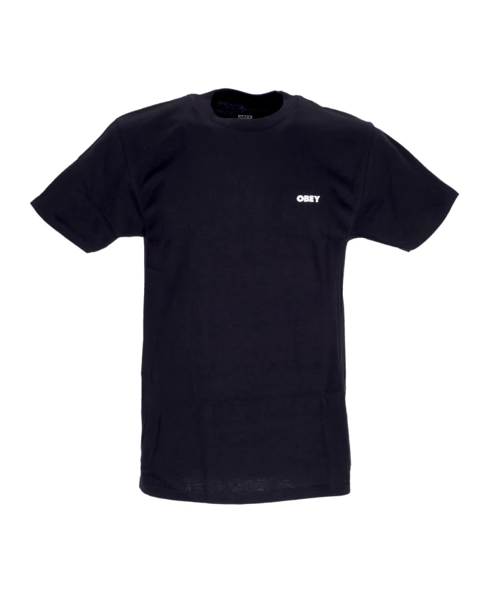 

Классическая черная мужская футболка с круглым вырезом Obey, черный
