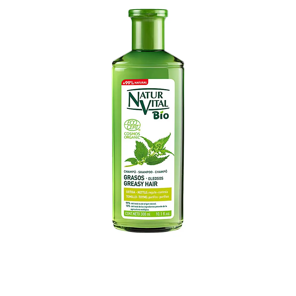 

Шампунь Champú bio ecocert cabellos grasos Naturvital, 300 мл.