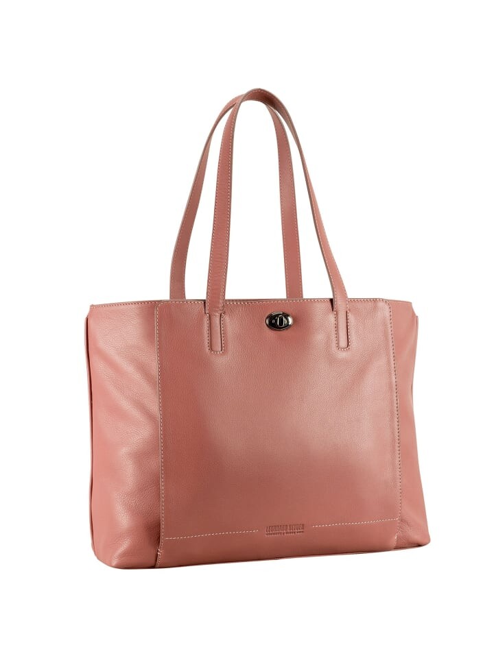 

Шоппер Leonhard Heyden Nizza Shopper Tasche Leder 40 cm, цвет altrosa
