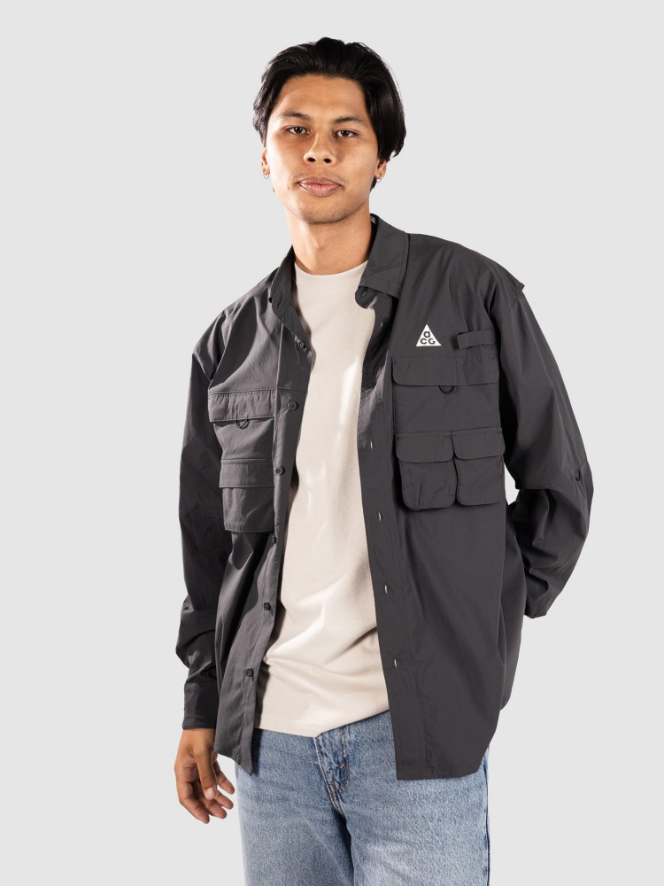 

Рубашка Nike ACG ACG Dfadv Uv Orb Weaver Hemd, antracit/smmit wht/smt wh