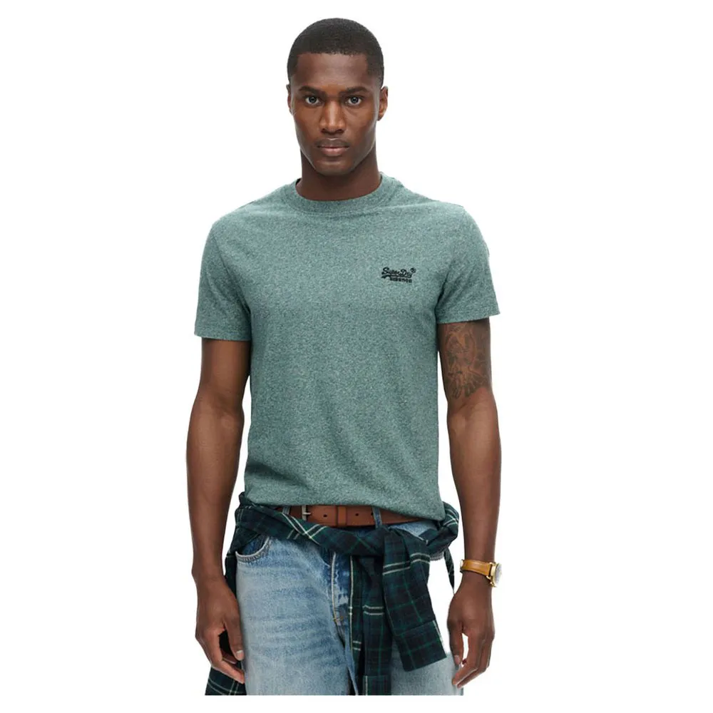 

Футболка Superdry Essential Logo Embroidered, зеленый