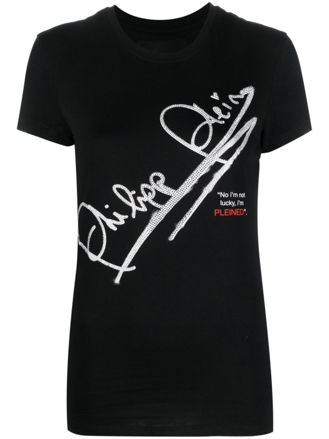 

Philipp Plein футболка SS Signature, черный