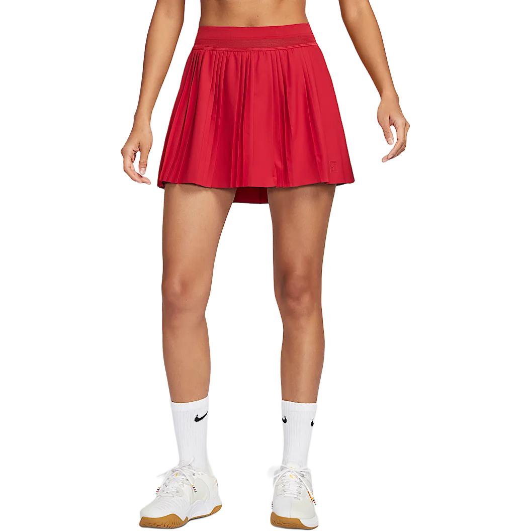 

Женская теннисная юбка с плиссировкой Dri-FIT Nike, красный