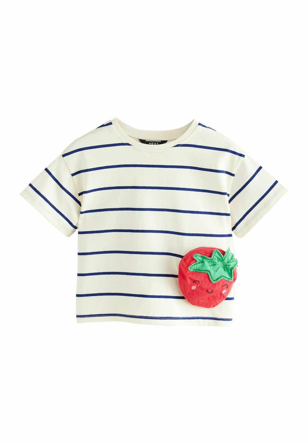 

Футболка с принтом REGULAR FIT-SHORT SLEEVE BAG Next, бежевый