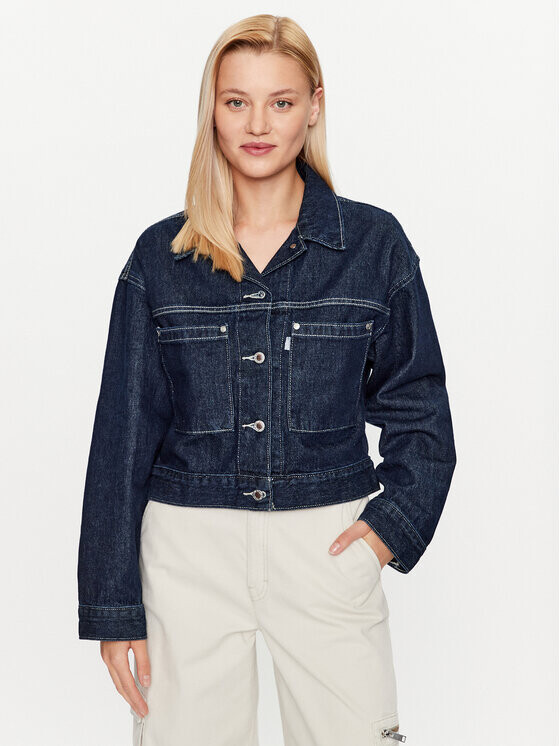 

Джинсовая куртка свободного кроя Levi's, синий