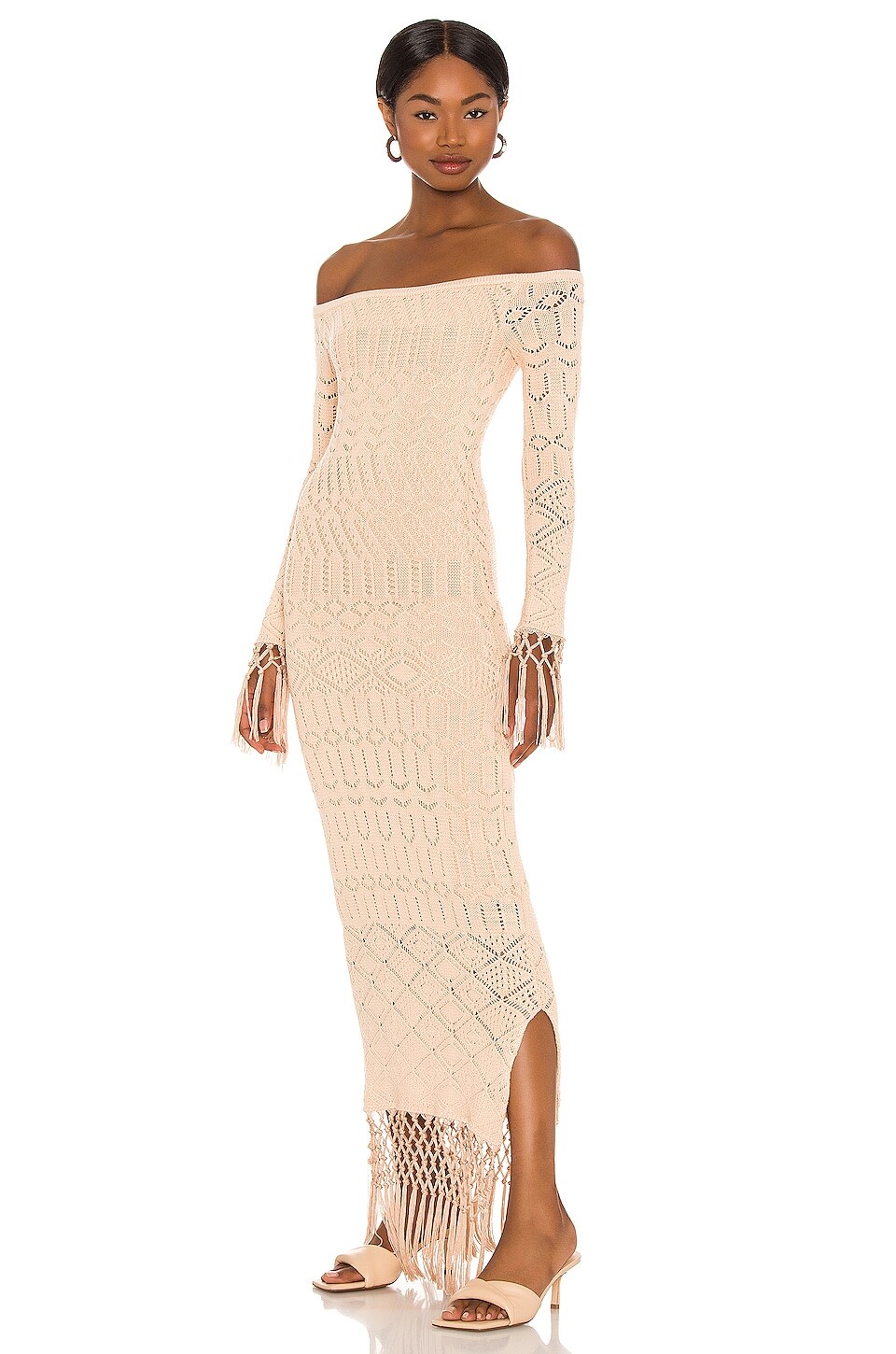 

Платье House of Harlow 1960 x REVOLVE Rose, нюд