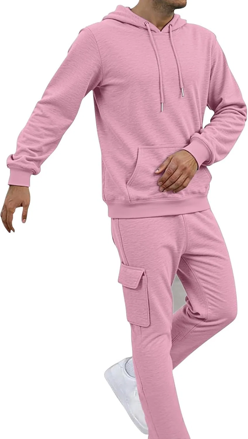 Мужской спортивный костюм из 2 предметов, Pink