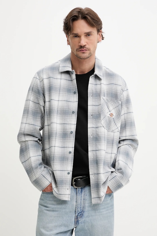 

Хлопковая рубашка Dickies, серый