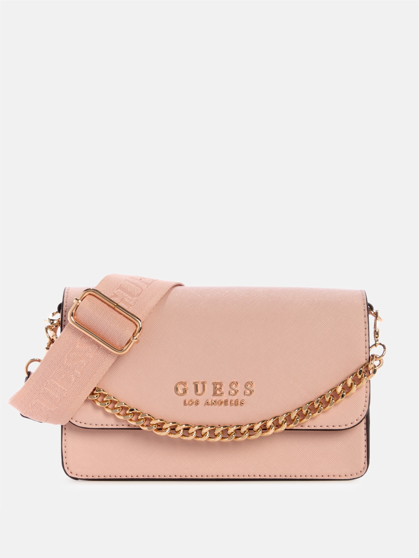 

Сумка-переноска Indira Fold-Over Mini Crossbody Guess Factory, Blush