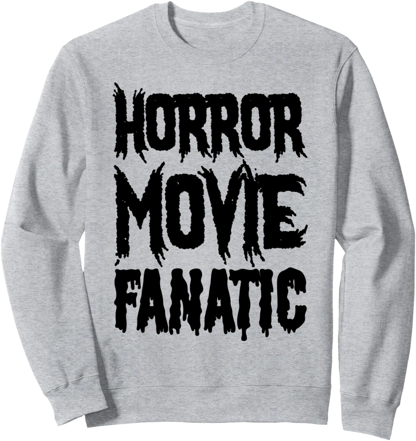 

Забавная толстовка для любителя фильмов ужасов Horror Movie Fanatic, серый
