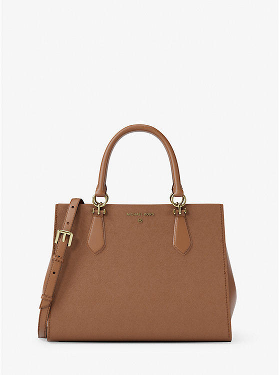 

Сумка Marilyn среднего размера из сафьяновой кожи Michael Kors, коричневый