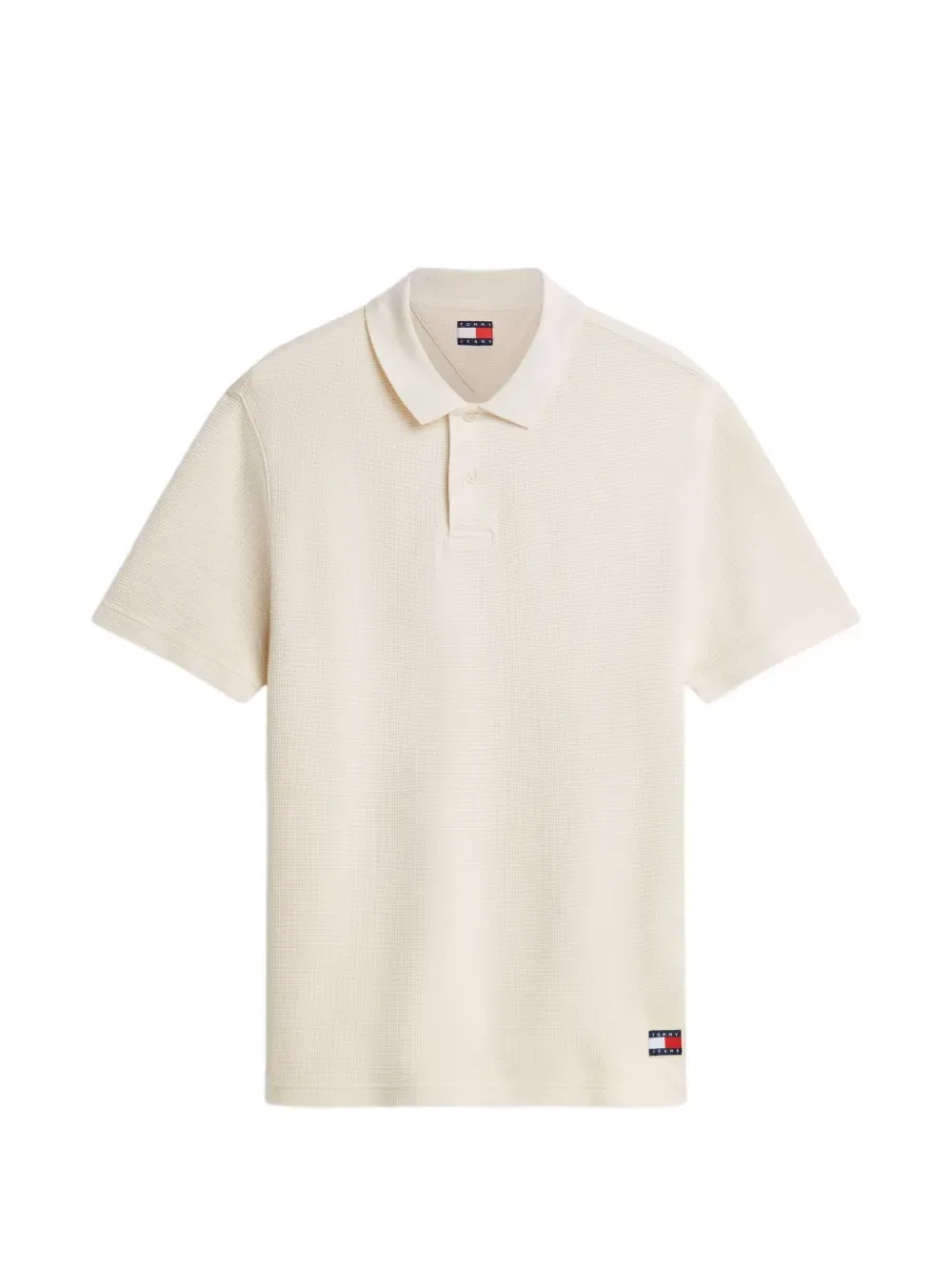 Рубашка поло в рубчик Tommy Hilfiger, бежевый