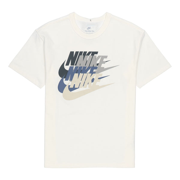 

Футболка Men's Nike As Nsw Prem Ss Tee Athleisure Casual Sports Logo Printing Short Sleeve White T-Shirt, мультиколор