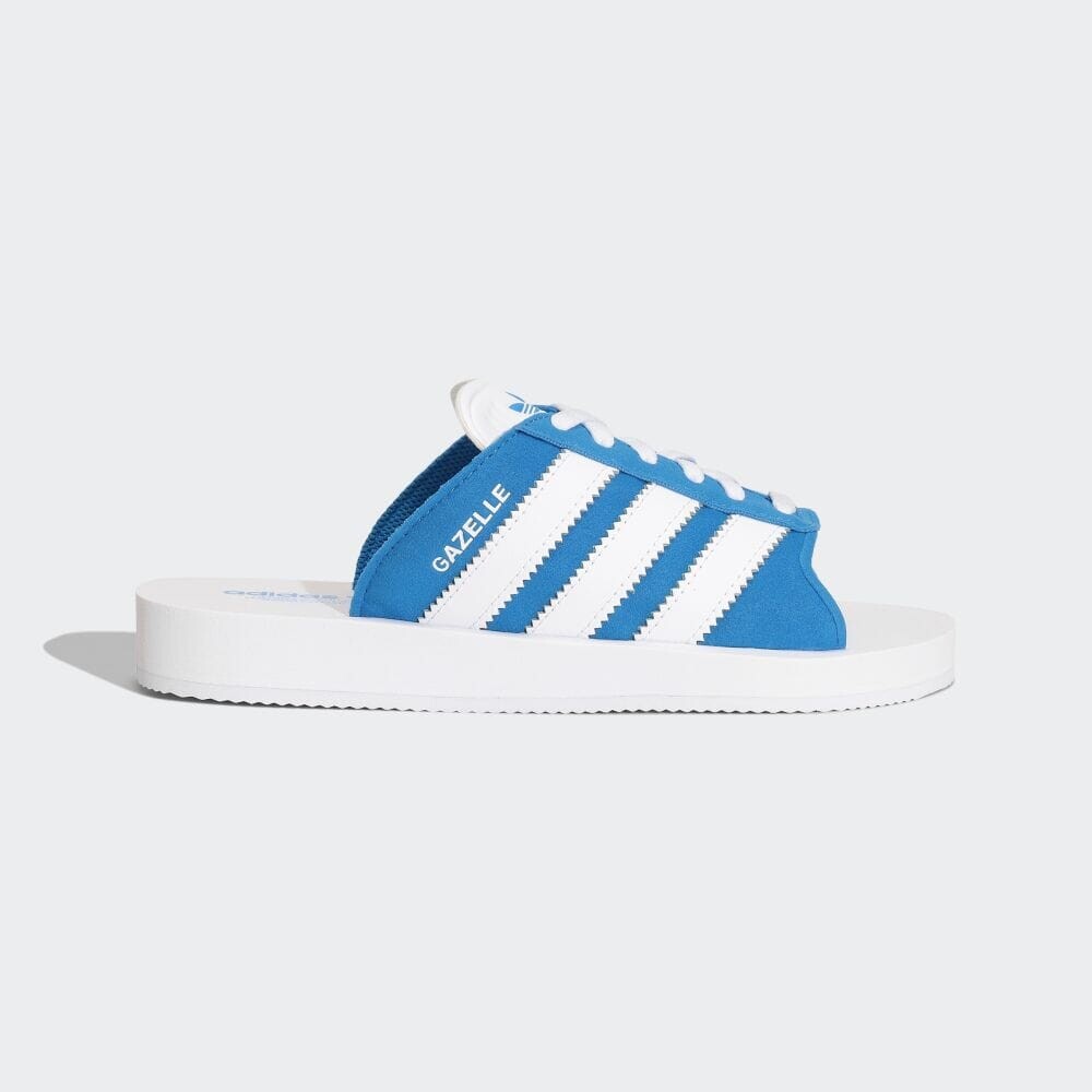 

Шлепанцы Adidas GAZELLE BEACH SLIDES, цвет Bluebird/White