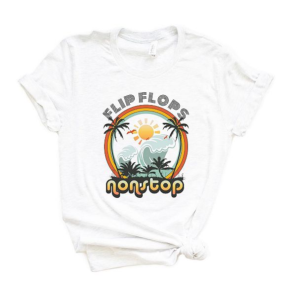 

Футболка с коротким рукавом и принтом Flip flops nonstop Simply Sage Market, White, Белый, Футболка с коротким рукавом и принтом Flip flops nonstop Simply Sage Market, White