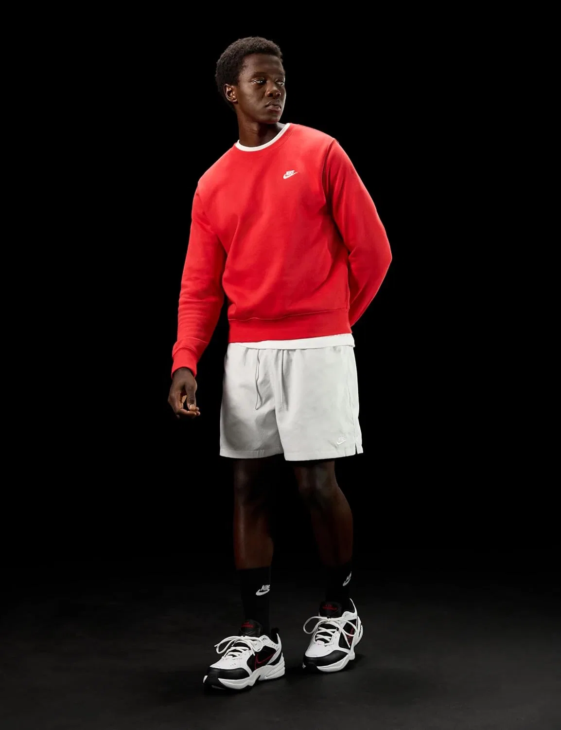 Кроссовки Nike Air Monarch IV для фитнеса (мужские), 2-White Black Varsity Red — фото 3