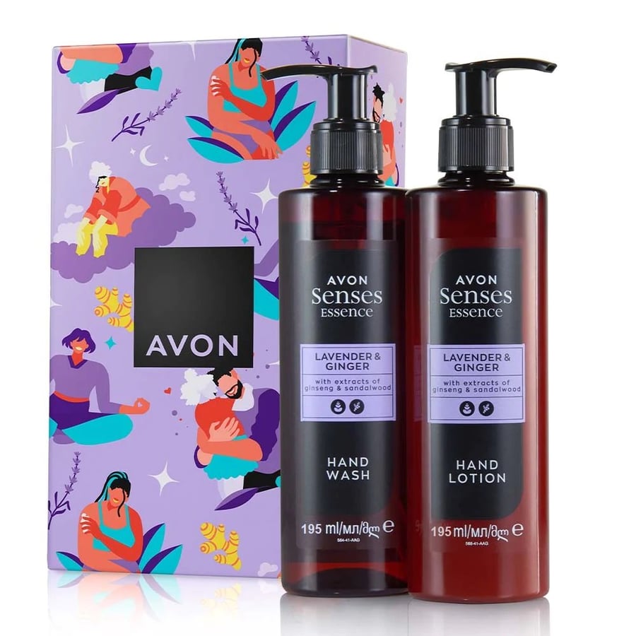 

Avon, Лавандово-имбирная эссенция, набор косметики, 2 шт.