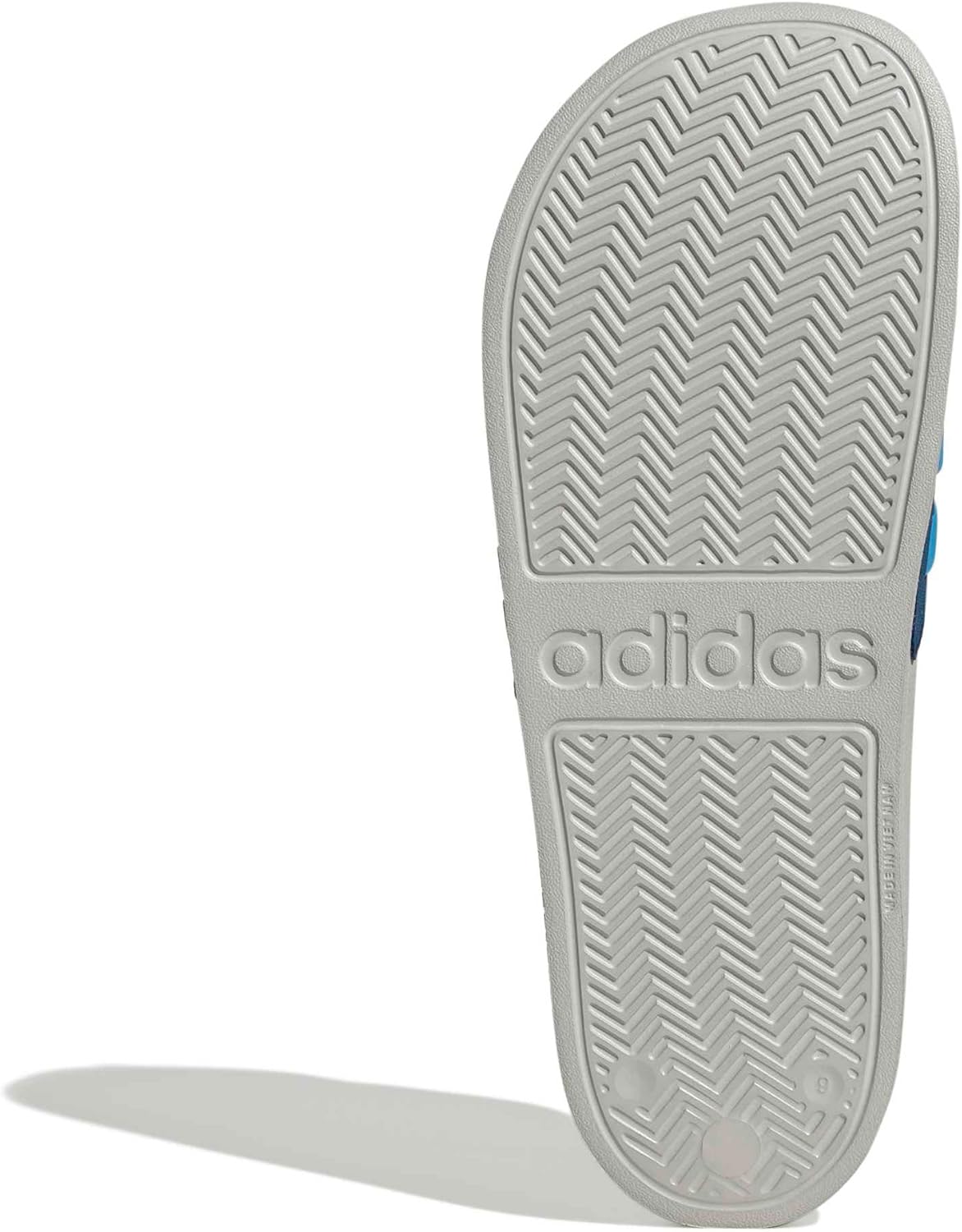 Сланцы для душа adidas Adilette для взрослых унисекс, серый — фото 3
