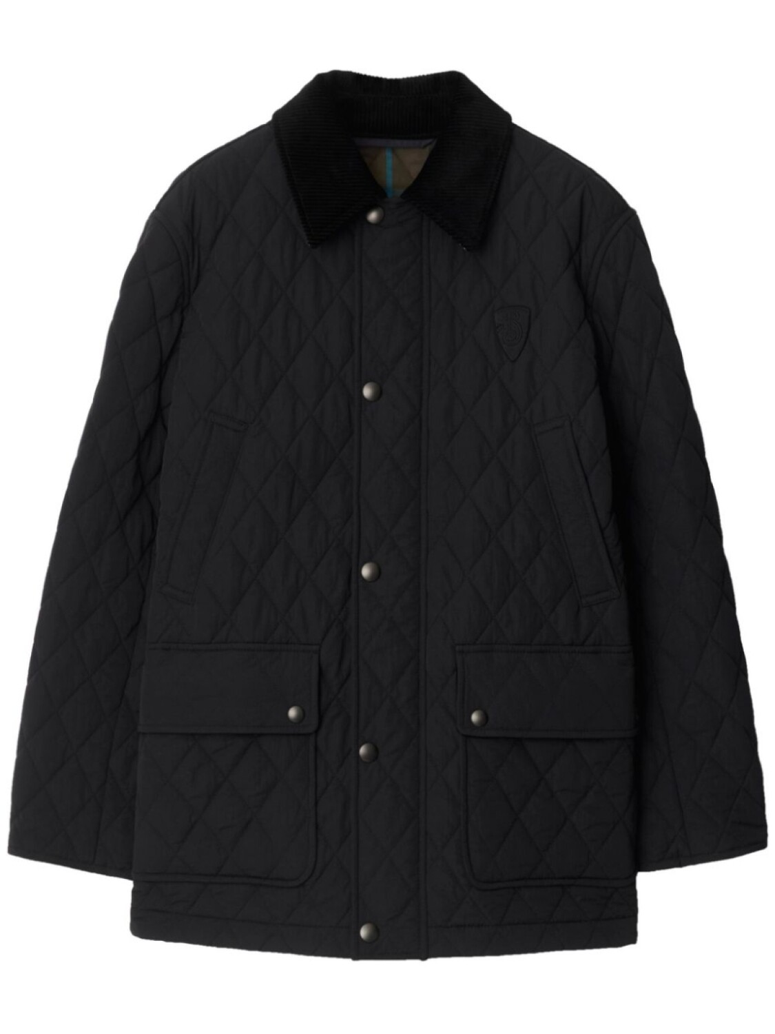 

Burberry стеганая куртка, черный