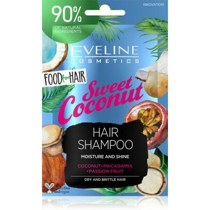 

Eveline Sweet Coconut Care Шампунь для сухих и ломких волос 20мл, Eveline Face & Body Care