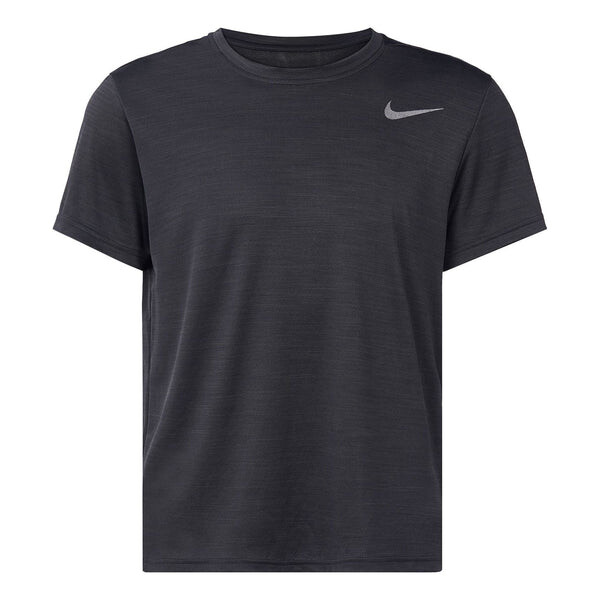 

Футболка superset top ss training sports breathable round neck short sleeve black Nike, черный