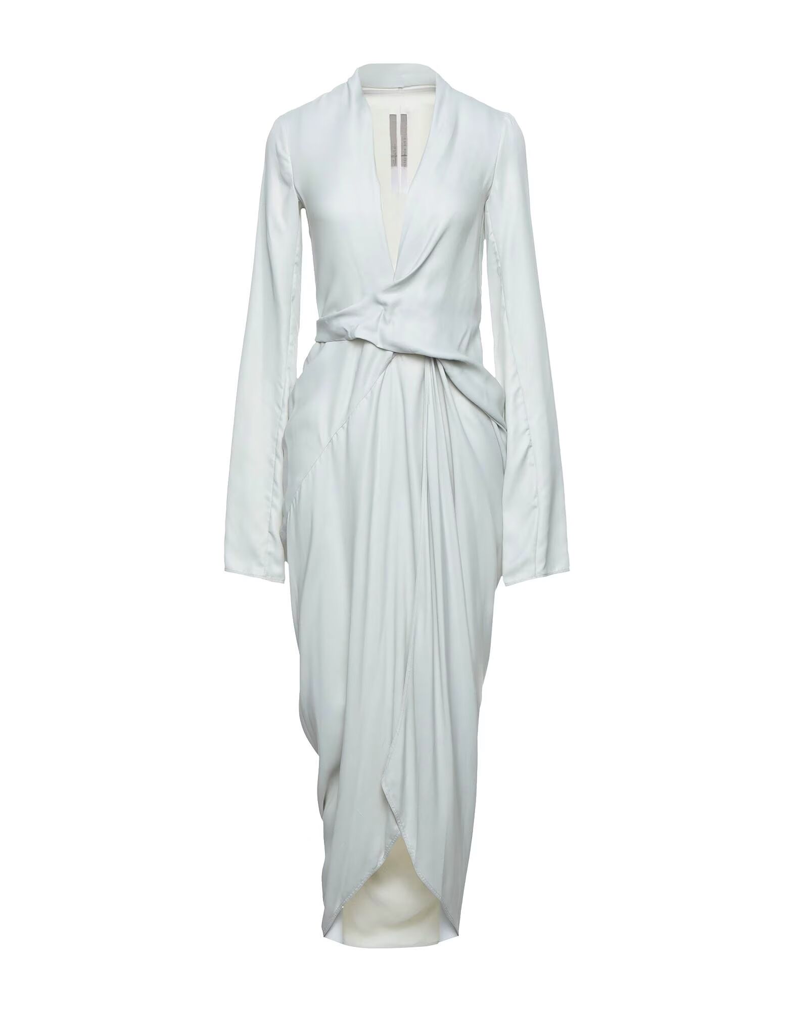 

Платье миди Rick Owens, светло-серый