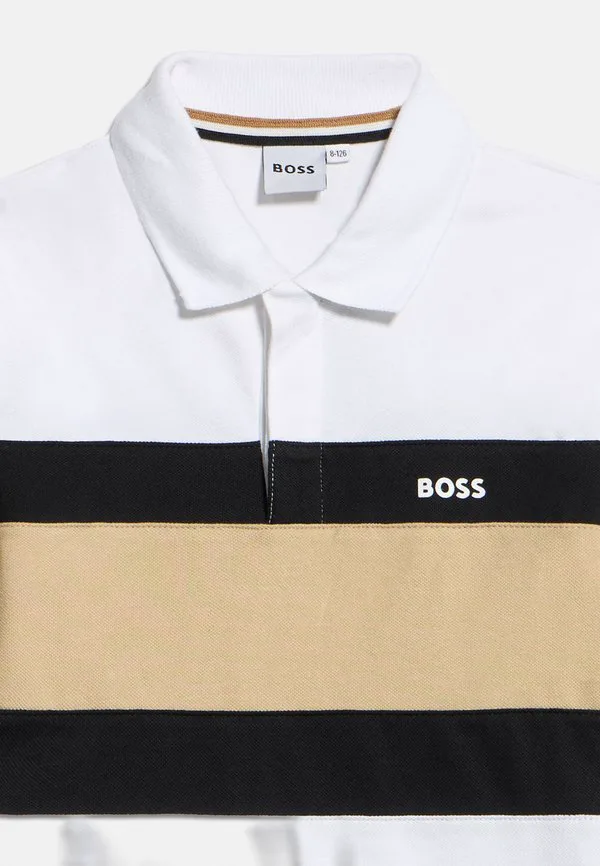 Детская подростковая рубашка-поло "бермуды" Boss Kidswear, Black — фото 4