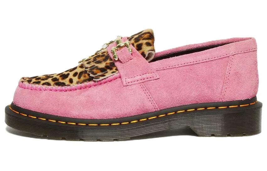 Замшевые мокасины Dr. Martens Adrian с леопардовым принтом Dr.Martens