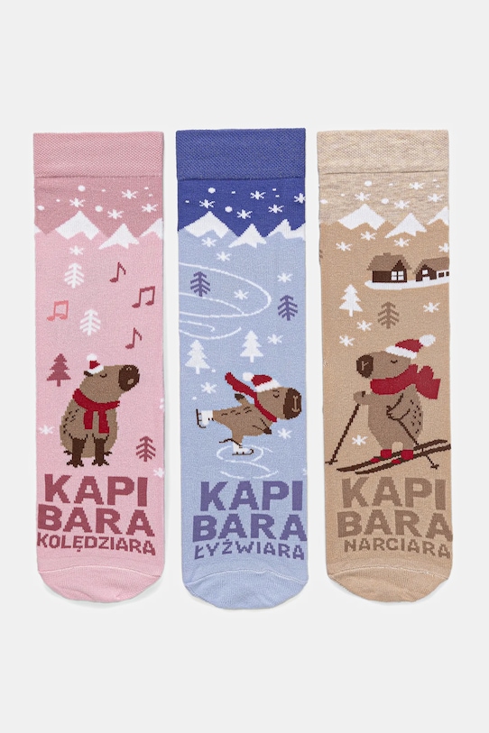 

3 пары хлопковых носков Medicine, мультиколор