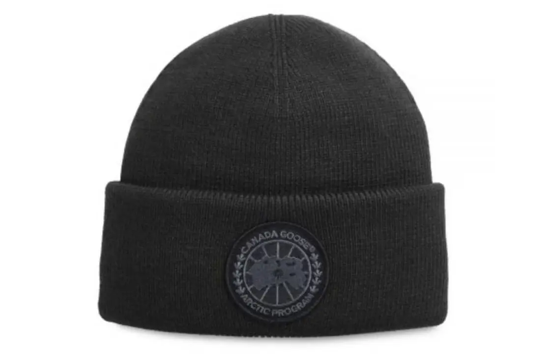 

Canada Goose Шерстяная шапка-бини мужские, черный