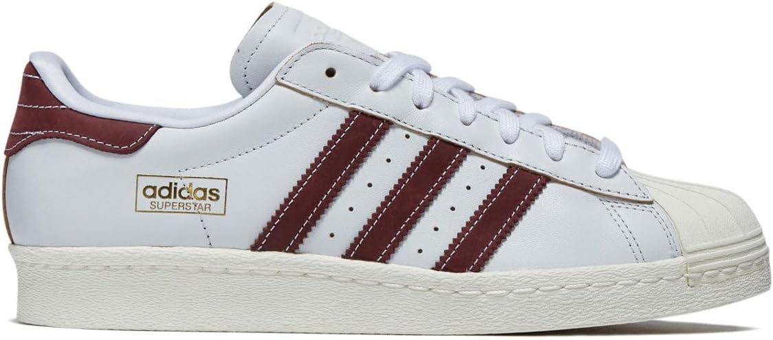 

Мужские кроссовки adidas Superstar 80 Adv на шнуровке для повседневной носки - белые