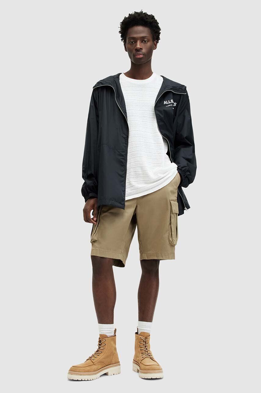 

SLANE SHORT хлопковые шорты AllSaints, бежевый