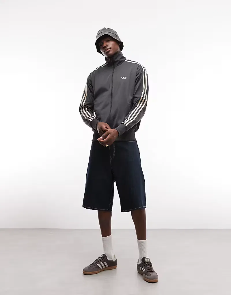 Спортивная куртка Adidas Originals Firebird, темно-серый — фото 2