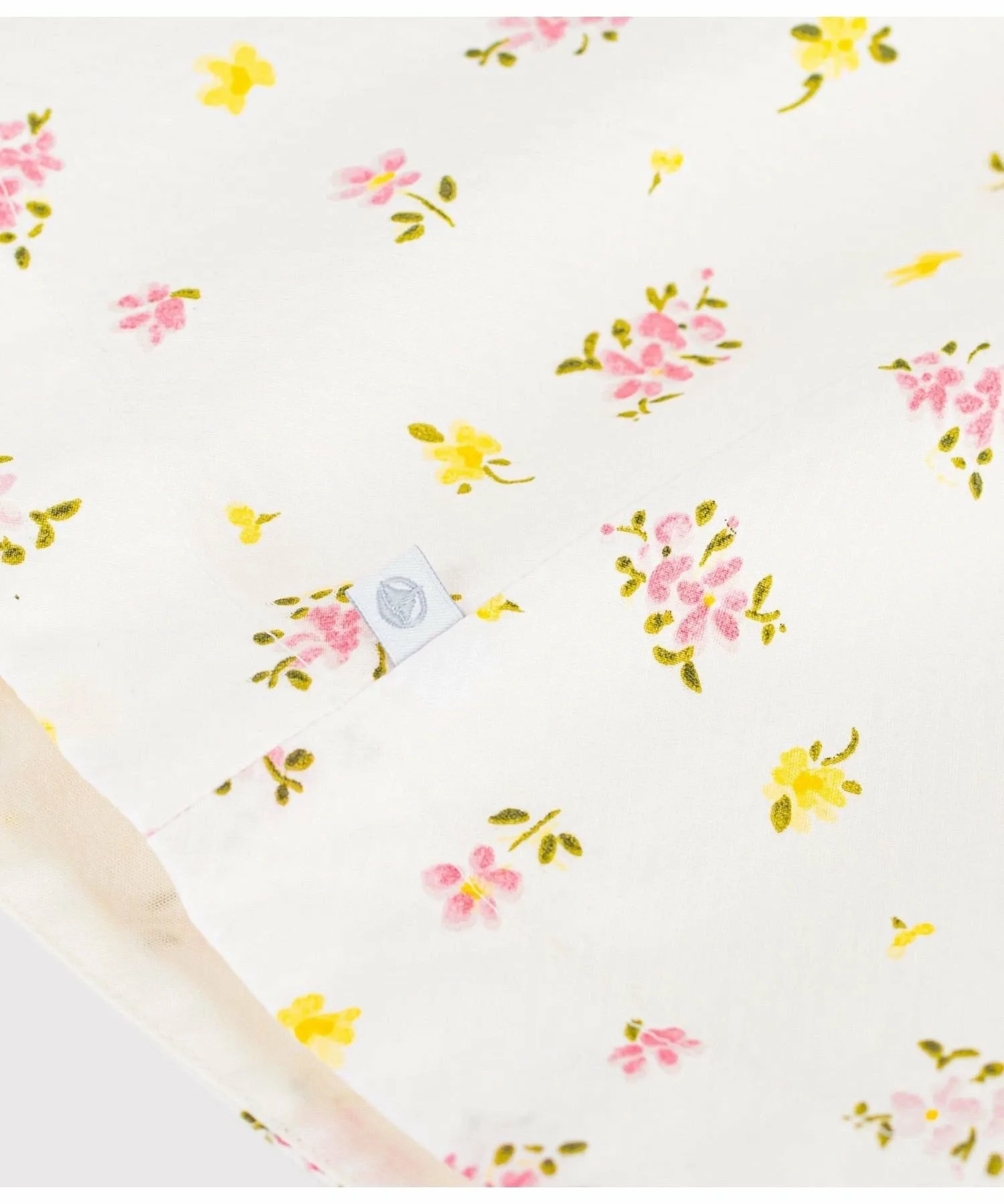 Платье с цветочным принтом PETIT BATEAU, Off-white/multicolor — фото 4